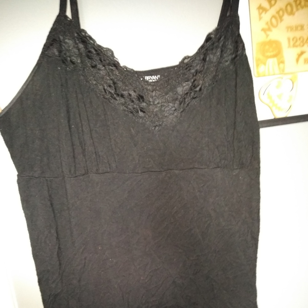 Black plus size Lane Bryant tank top